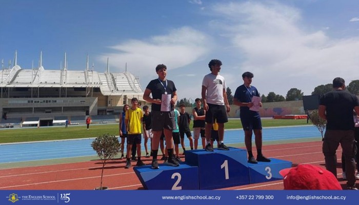 Junior Boys Shine at the Nicosia Schools Athletics Competition
